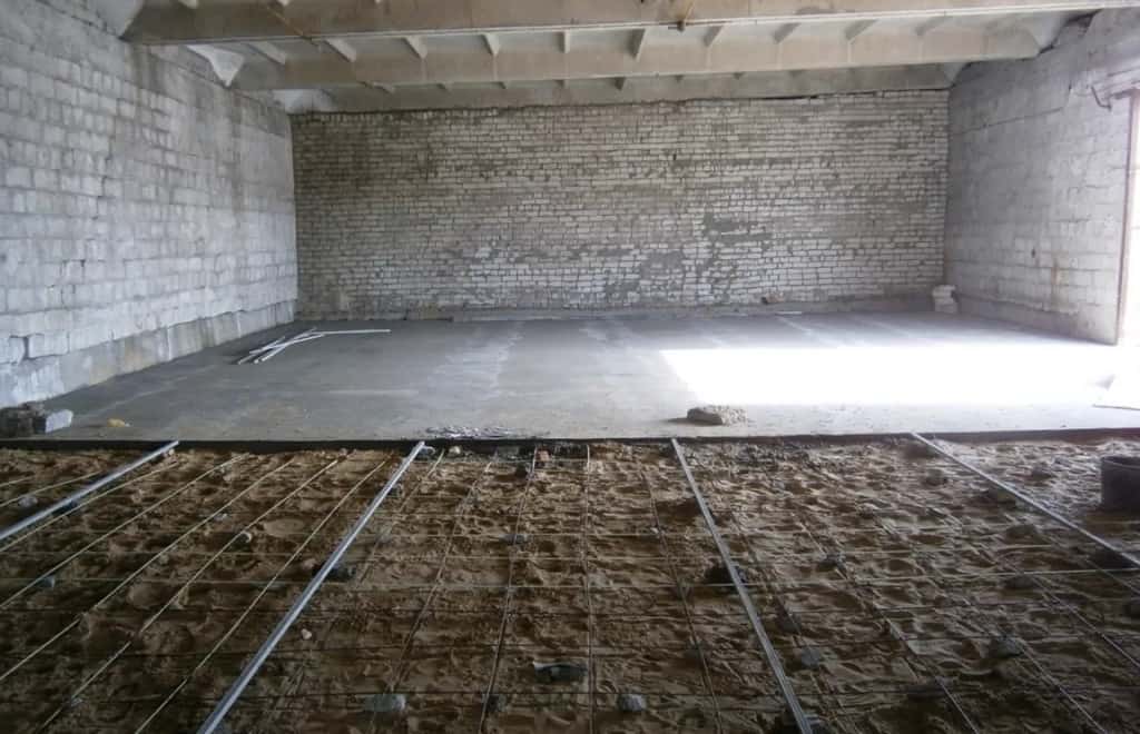 construcción de calidad piso de hormigón